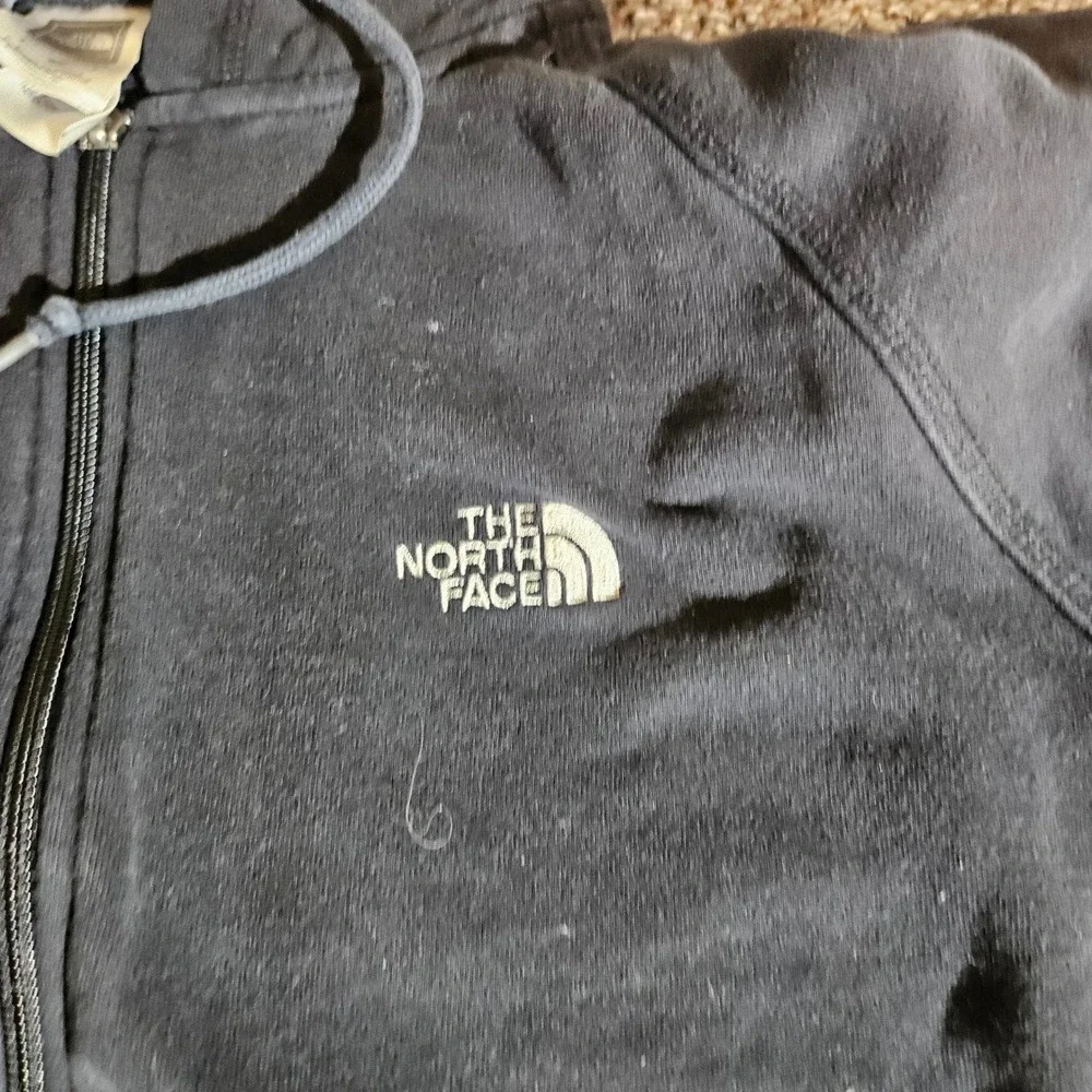 The North Face Mens Black Half Dome Full‎ Zip Hoodie Sweatshirt Small APSK